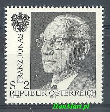 Znaczek Austria 1974 Mi 1458 Czyste **