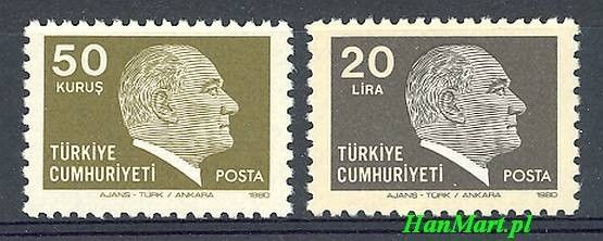 Znaczek Turcja 1980 Mi 2508-2509 Czyste **