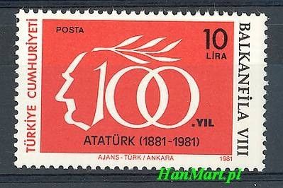 Znaczek Turcja 1981 Mi 2540 Czyste **