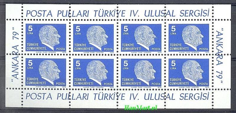 Znaczek Turcja 1979 Mi ark 2482 Czyste **