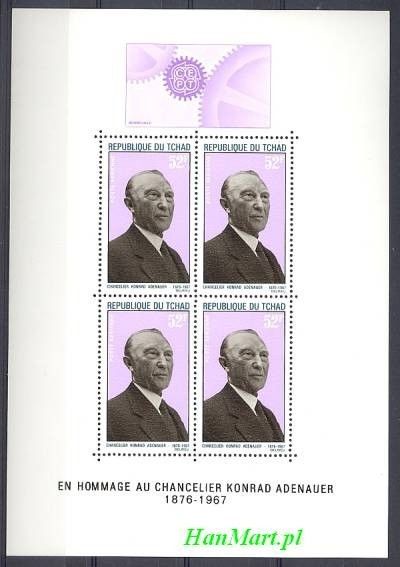 Znaczek Czad 1968 Mi bl 4 Czyste **