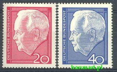 Znaczek Niemcy 1964 Mi 429-430 Czyste **