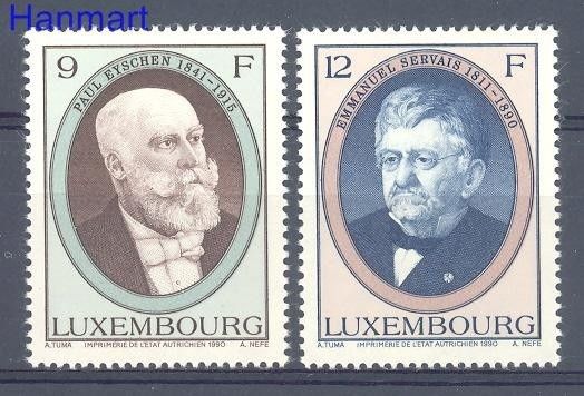 Znaczek Luksemburg 1990 Mi 1245-1246 Czyste **