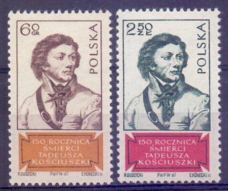 Znaczek Polska 1967 Mi 1806-1807 Fi 1659-1660 Czyste **