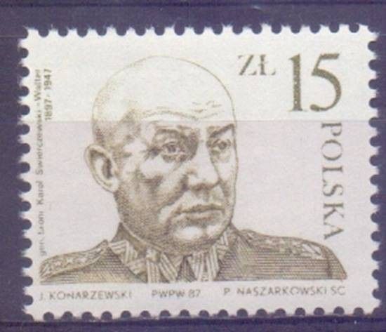 Znaczek Polska 1987 Mi 3089 Fi 2941 Czyste **