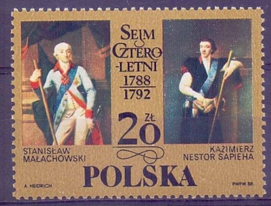 Znaczek Polska 1988 Mi 3167 Fi 3020 Czyste **