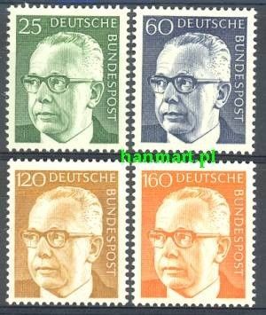 Znaczek Niemcy 1971 Mi 689-692 Czyste **