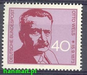 Znaczek Niemcy 1973 Mi 780 Czyste **