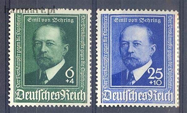 Znaczek Deutsches Reich / III Rzesza 1940 Mi 760-761 Czyste **