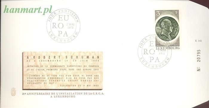 Znaczek Luksemburg 1972 Mi 849 FDC