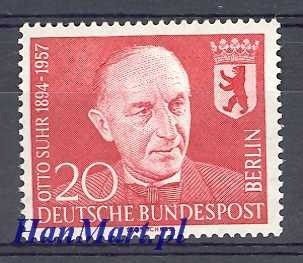 Znaczek Berlin Niemcy 1958 Mi 181 Czyste **