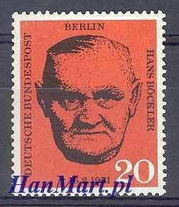 Znaczek Berlin Niemcy 1961 Mi 197 Czyste **