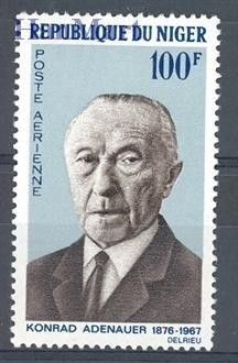 Znaczek Niger 1967 Mi 168 Czyste **