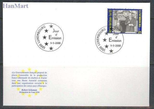 Znaczek Luksemburg 2000 Mi 1507 FDC