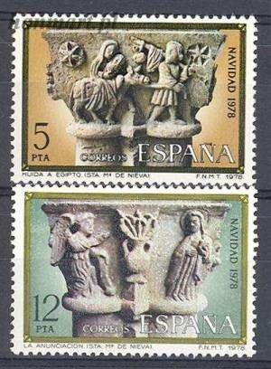 Znaczek Hiszpania 1978 Mi 2383-2384 Czyste **