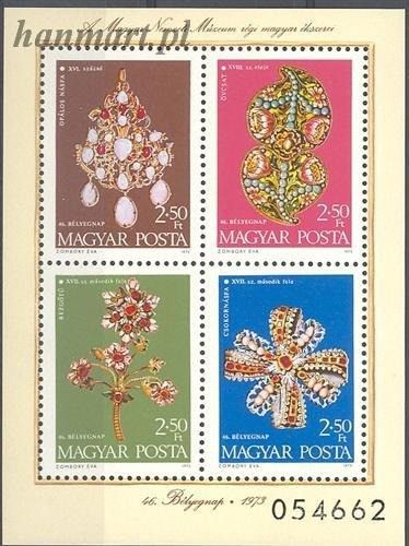 Znaczek Węgry 1973 Mi bl 100 Czyste **