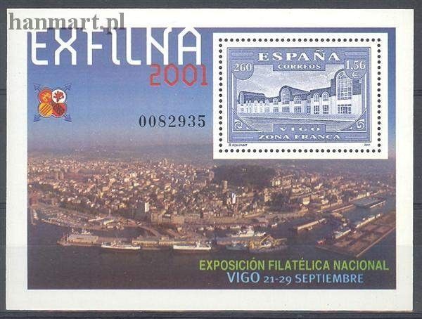 Znaczek Hiszpania 2001 Mi bl 98 Czyste **