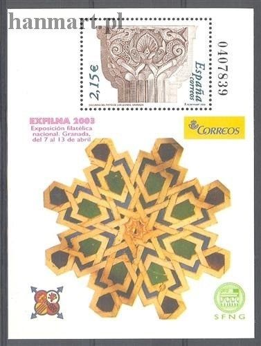 Znaczek Hiszpania 2003 Mi bl 116 Czyste **