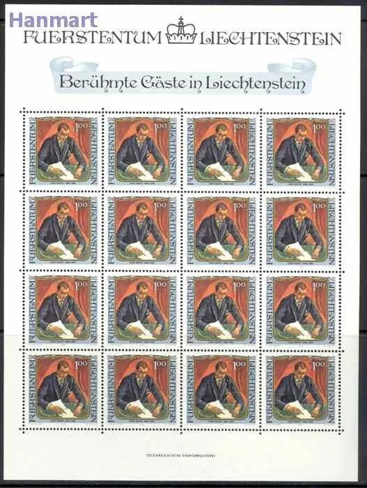 Znaczek Liechtenstein 1984 Mi ark 839-842 Czyste **