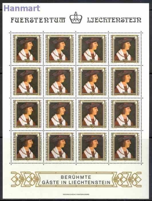Znaczek Liechtenstein 1982 Mi ark 809-812 Czyste **
