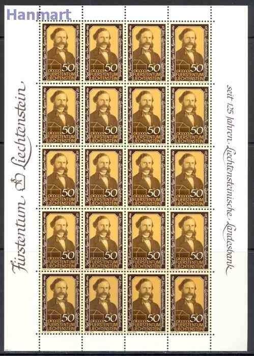 Znaczek Liechtenstein 1986 Mi ark 902 Czyste **