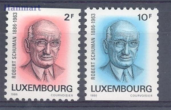 Znaczek Luksemburg 1986 Mi 1156-1157 Czyste **