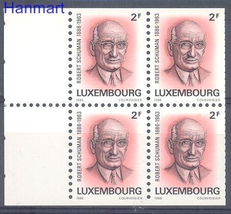 Znaczek Luksemburg 1986 Mi h-blatt 2 Czyste **