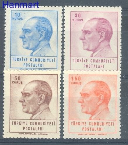 Znaczek Turcja 1964 Mi 1931-1934 Czyste **