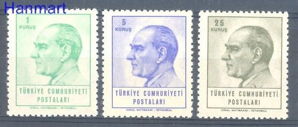 Znaczek Turcja 1965 Mi 1955-1957 Czyste **
