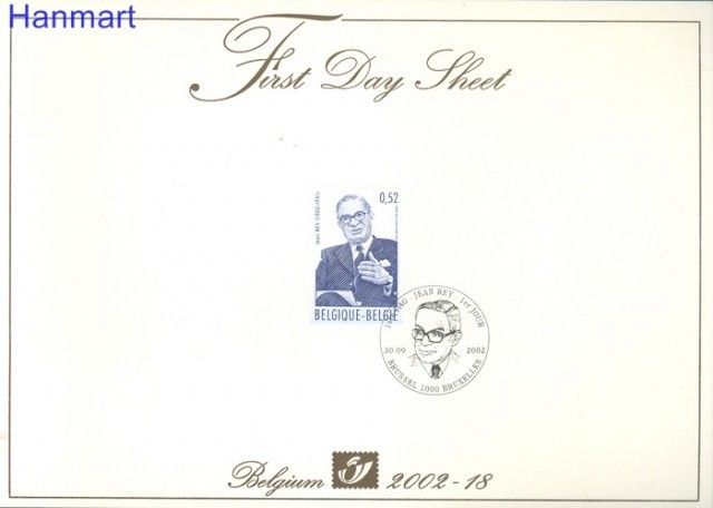Znaczek Belgia 2002 Mi 3147 FDC