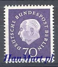 Znaczek Berlin Niemcy 1956 Mi 186 Czyste **