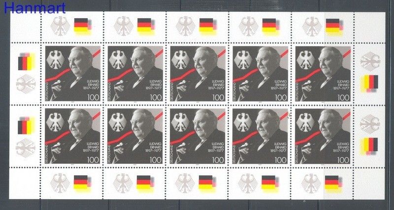 Znaczek Niemcy 1997 Mi ark 1904 Czyste **
