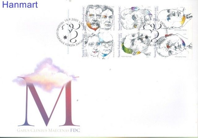 Znaczek Finlandia 2003 Mi blatt 67 FDC
