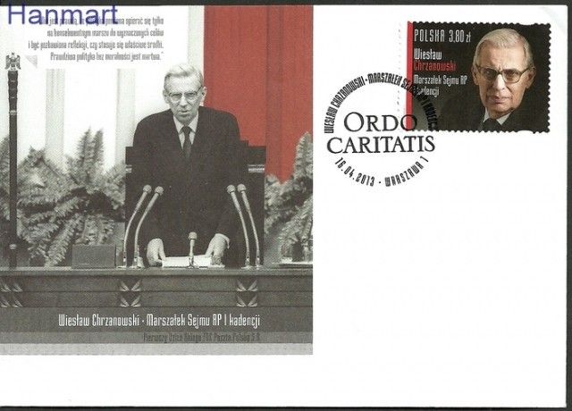Znaczek Polska 2013 Mi 4604 Fi 4454 FDC