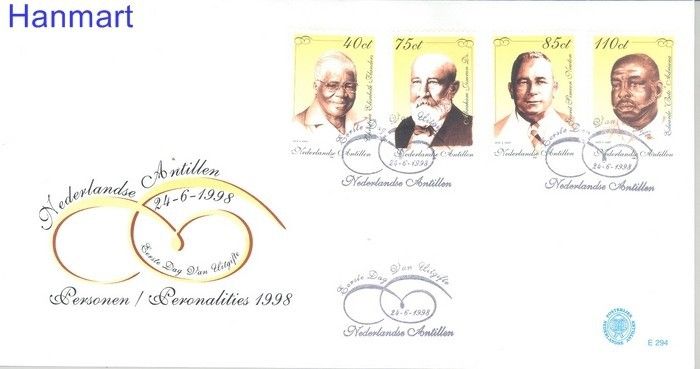 Znaczek Antyle Holenderskie 1998 Mi 963-966 FDC
