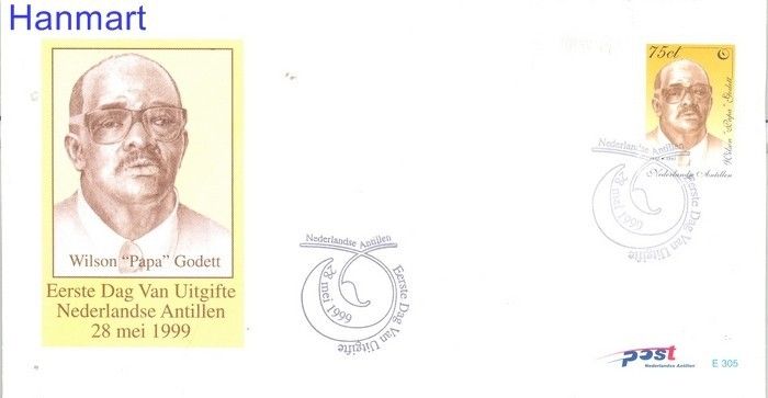 Znaczek Antyle Holenderskie 1999 Mi 1005 FDC