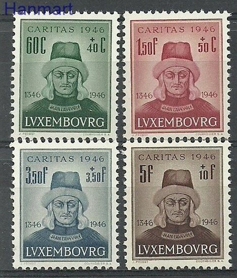 Znaczek Luksemburg 1946 Mi 413-416 Czyste **