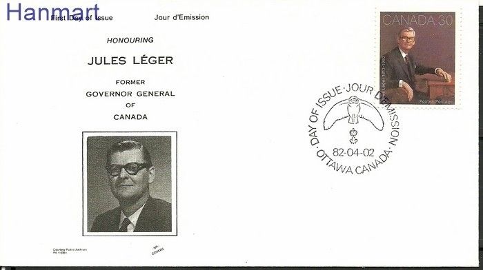 Znaczek Kanada 1982 Mi 827 FDC