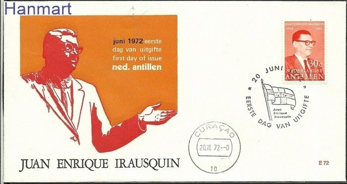 Znaczek Antyle Holenderskie 1972 FDC