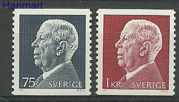 Znaczek Szwecja 1972 Mi 779-780D Czyste **