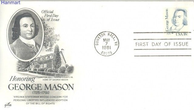 Znaczek USA 1981 Mi 1468 FDC