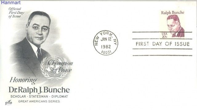 Znaczek USA 1982 Mi 1524 FDC