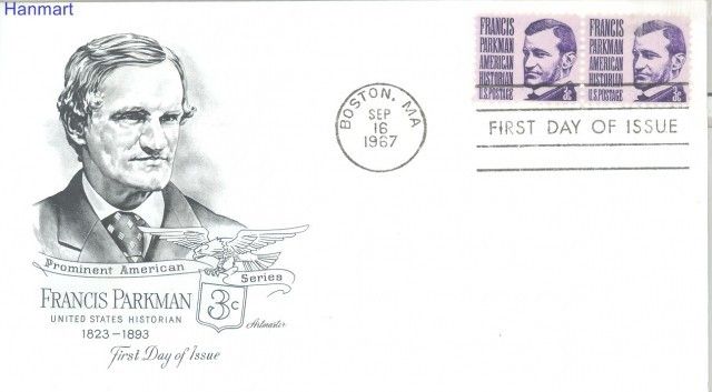 Znaczek USA 1967 FDC