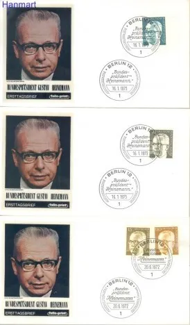 Znaczek Berlin Niemcy 1972 FDC