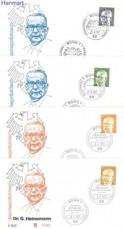 Znaczek Niemcy 1971 FDC
