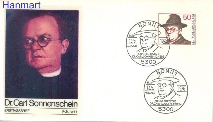 Znaczek Niemcy 1976 FDC