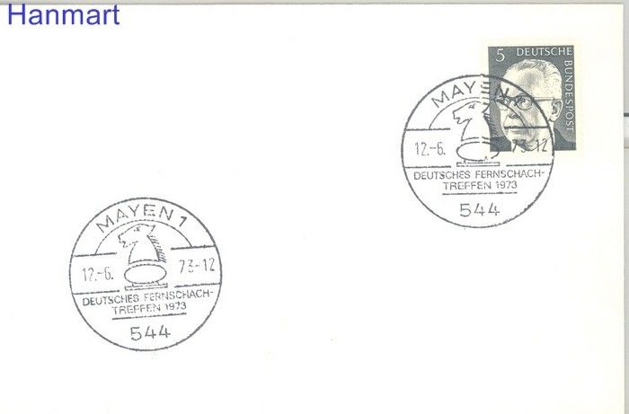 Znaczek Niemcy 1970 Mi 359 FDC