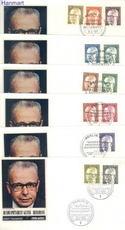 Znaczek Berlin Niemcy 1970 FDC