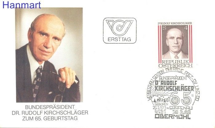 Znaczek Austria 1980 Mi 1635 FDC