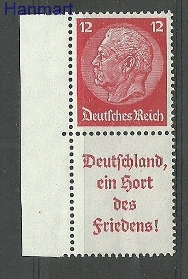 Znaczek Deutsches Reich / III Rzesza 1939 Mi s 145 Czyste **